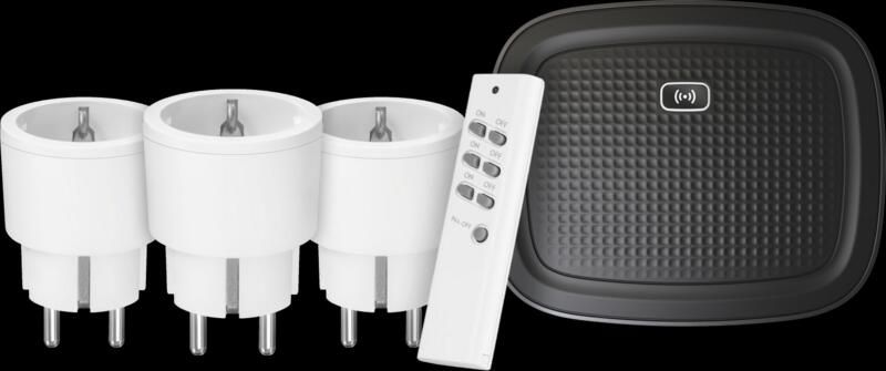 Klikaanklikuit Stekkers met afstandsbediening 3-Pack + Bridge