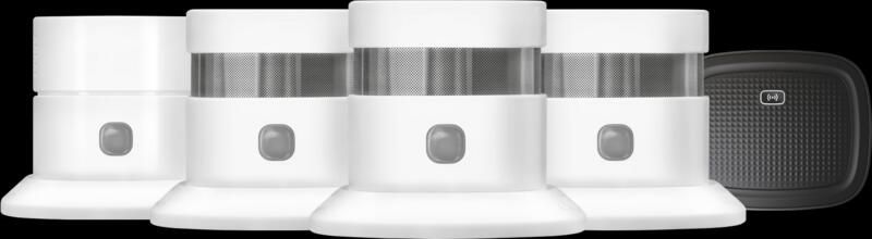 Klikaanklikuit ZSDR-850 (3 jaar) 3-Pack + Koolmonoxidemelder + Smart Bridge