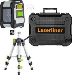 Laserliner CompactCross-Laser Pro | Kruislijnlaser | statief | koffer | 2 lijnen | Groen | 40m | Bluetooth