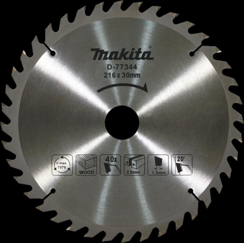 Makita Afkortzaagblad 216x30 40T