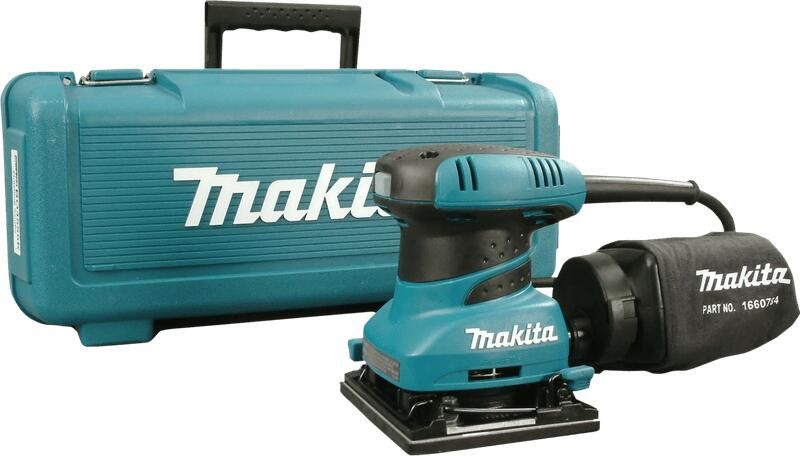 Makita BO4555K Vlakschuurmachine in koffer | 112x102 200w BO4555K