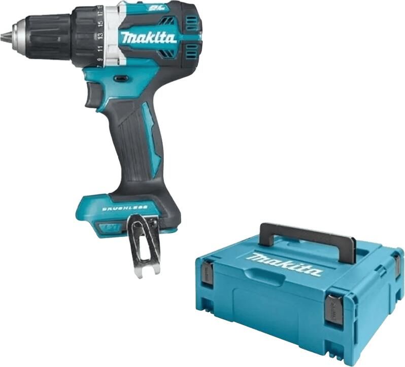 Makita DDF484ZJ 18v Boor- schroefmachine koolborstelloos | zonder accu's en lader DDF484ZJ - Foto 1