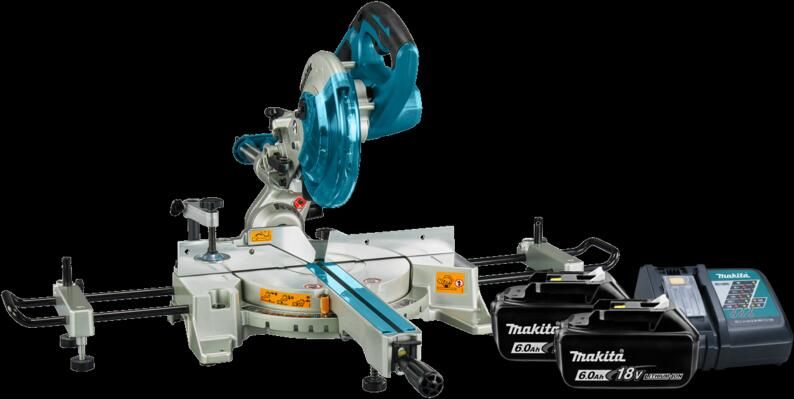 Makita DLS714NZ + 6 0 Ah accu (2x) en lader