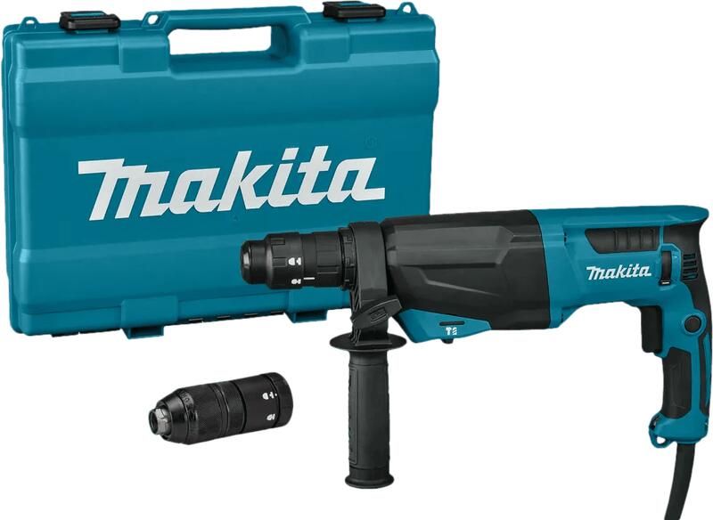 Makita HR2670FT Combihamer Met verwisselbare boorkop | 800w 3.0J HR2670FT - Foto 2