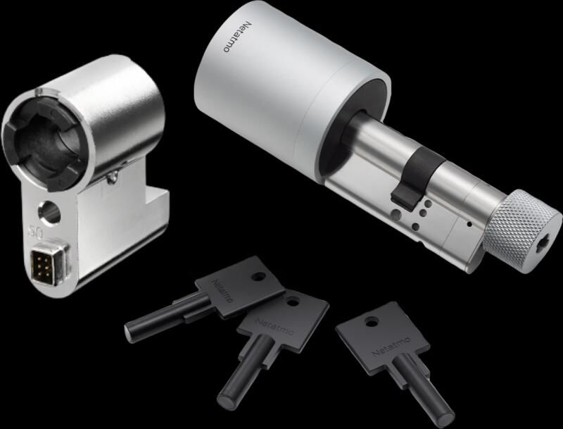 Netatmo Slim Deurslot + 50 mm extensiekit + 3 sleutels