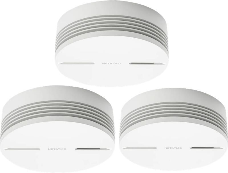Netatmo Slimme Rookmelder (10 jaar) 3-Pack - Foto 1