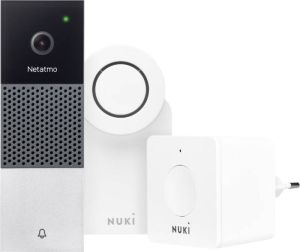 Netatmo Smart Video Doorbell + Nuki Smart Lock 3.0 + Nuki Bridge