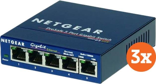 Netgear GS105 3-Pack
