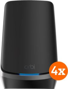 Netgear Orbi RBKE963 Mesh Wifi 6E Zwart (4-pack)