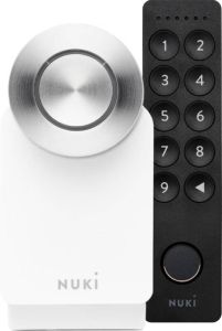 Nuki Smart Lock 3.0 Pro (White) + Keypad 2.0