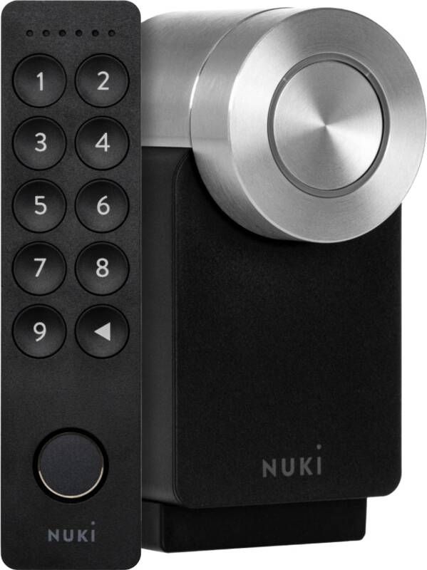 Nuki Smart Lock Pro (4e generatie) Zwart + Keypad 2.0