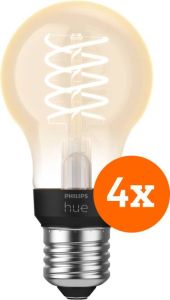 Philips Hue Filamentlamp White Standaard E27 2023 4-pack