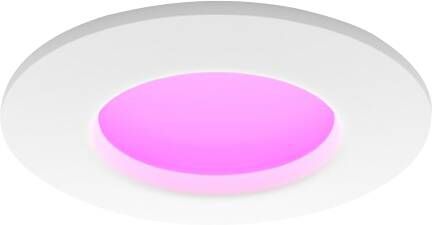 Philips Hue inbouwspot Slim White and color 90mm wit