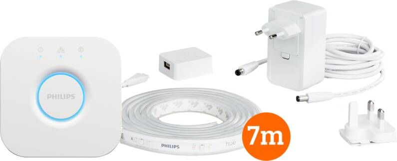 Philips Hue Lightstrip Plus White & Color 7m basisset + Bridge