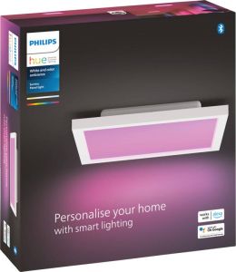 Philips Hue Surimu paneellamp White and Color vierkant wit