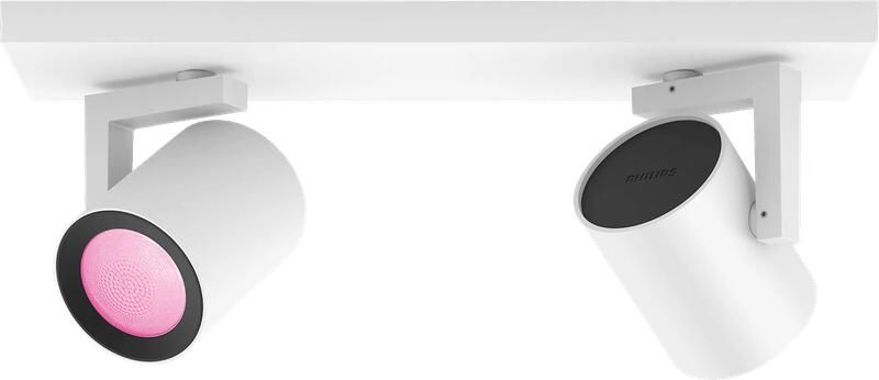 Philips Hue Argenta Opbouwspot White and Color Wit 2-spots