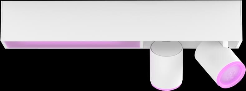 Philips Hue Centris opbouwspot White & Color 2-lichts Wit rechthoekig