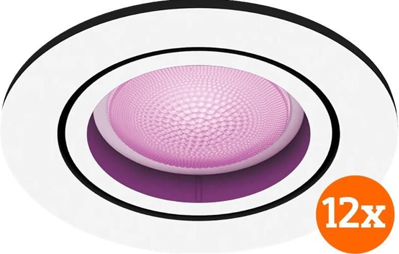 Philips Hue Centura inbouwspot White and Color rond Wit 12-pack