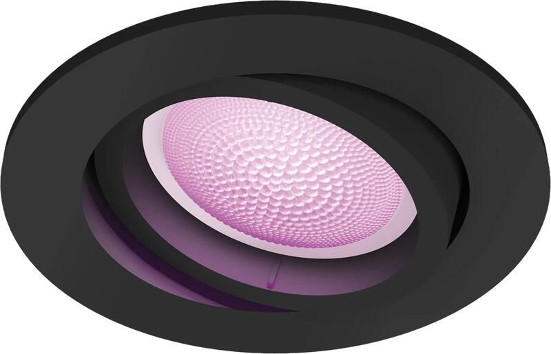 Philips Hue Centura inbouwspot White and Color rond Zwart