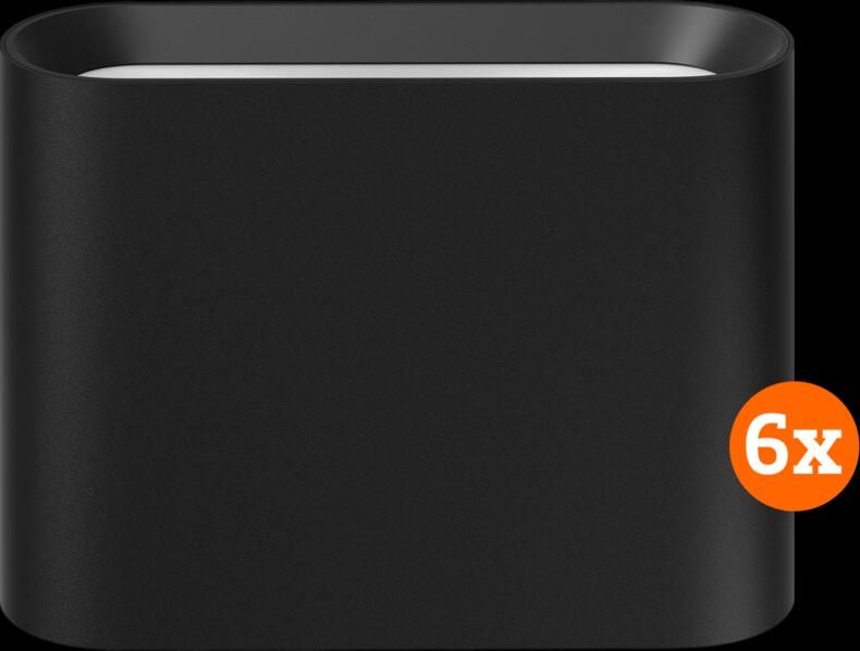 Philips Hue Dymera muurlamp White and Color Zwart 6-pack