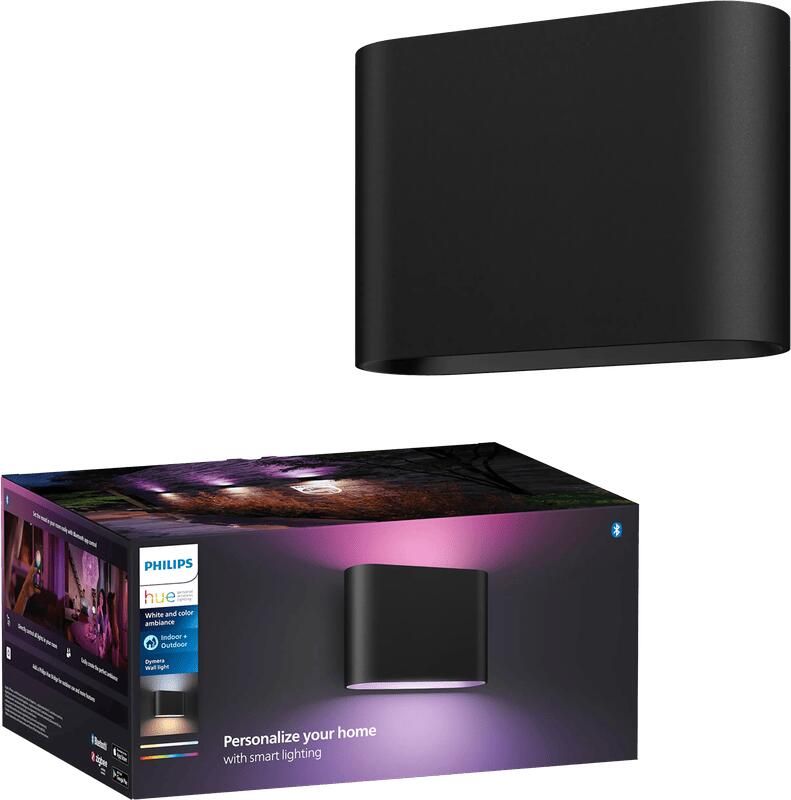 Philips Hue Dymera muurlamp White and Color Zwart