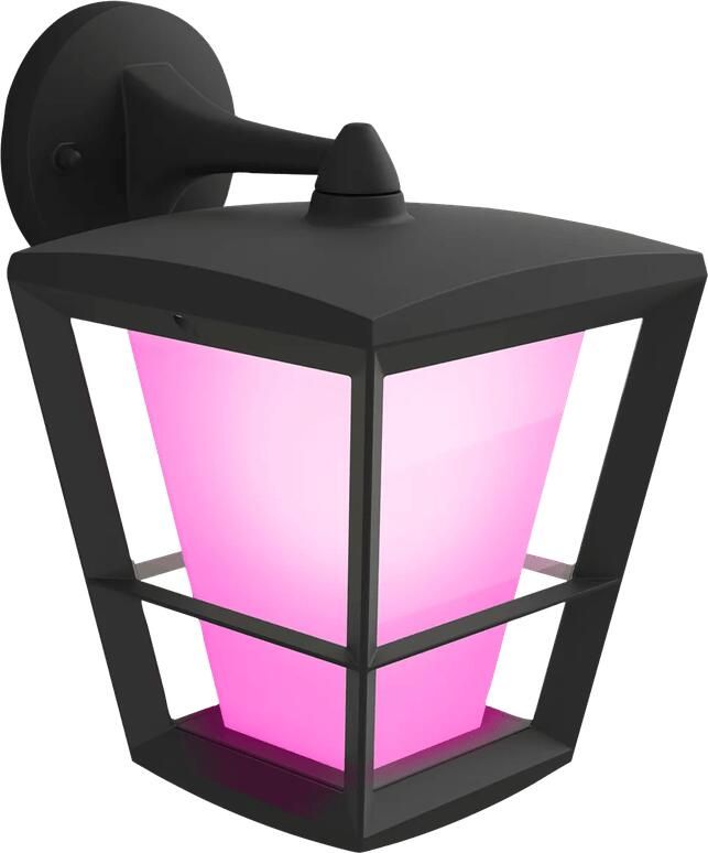 Philips Hue Econic muurlamp White and Color Zwart hangend