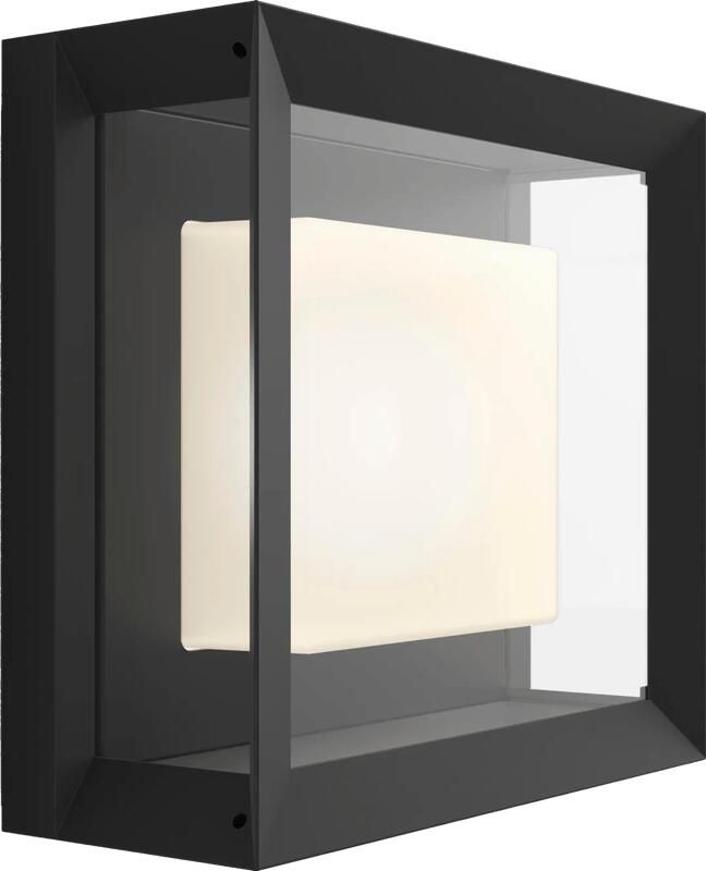 Philips Hue Econic muurlamp White and Color Zwart modern