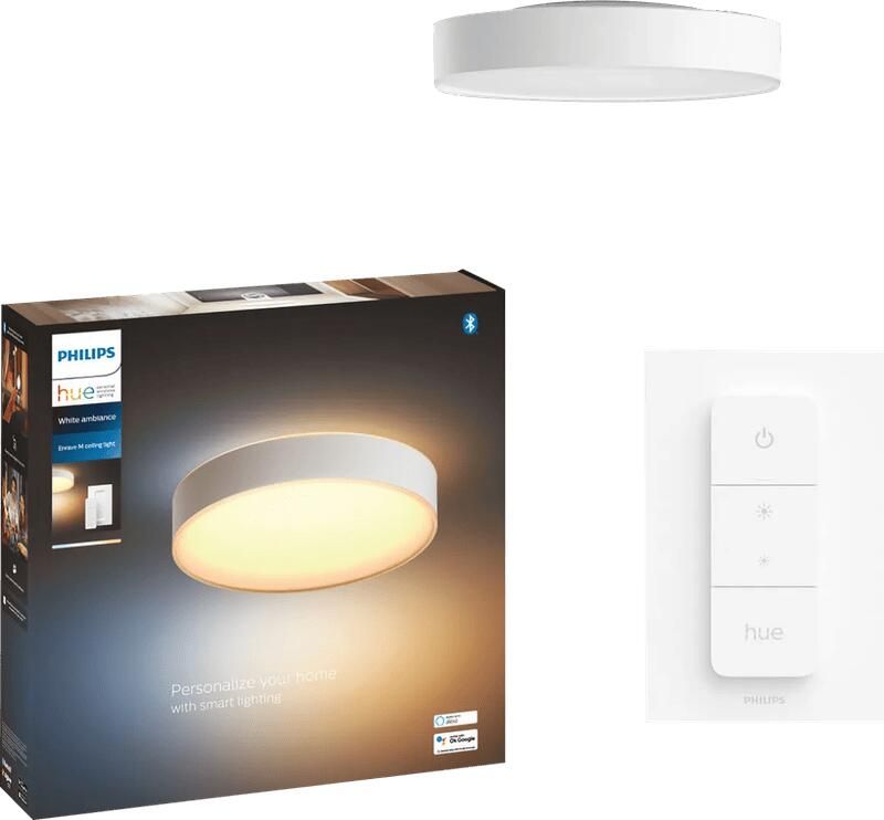 Philips Hue Enrave M plafondlamp White Ambiance Wit + dimmer