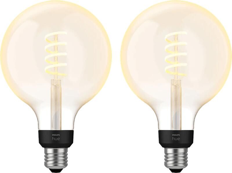 Philips Hue Filament White Ambiance Globe XL 2-pack