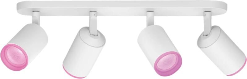 Philips Hue Fugato Opbouwspot White and Color Wit 4-spots