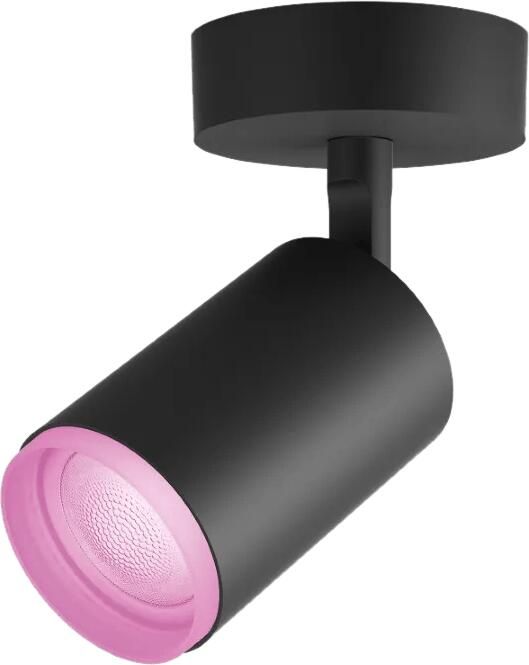 Philips Hue Fugato Opbouwspot White and Color Zwart 1-spot