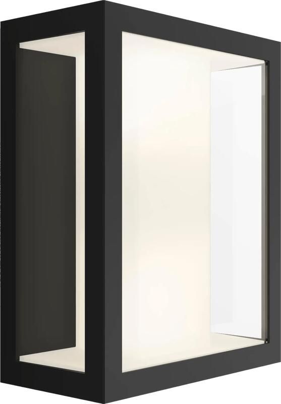 Philips Hue Impress muurlamp White and Color zwart breed