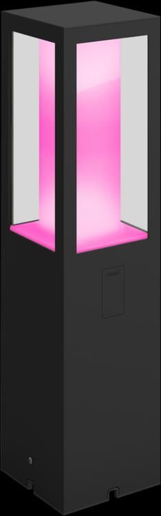 Philips Hue Impress sokkellamp White and Color Zwart laag