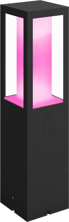 Philips Hue Impress sokkellamp White and Color zwart laag uitbreiding