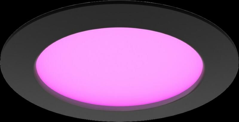 Philips Hue inbouwspot Slim White and color 170mm zwart