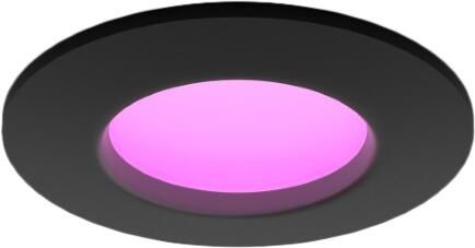 Philips Hue inbouwspot Slim White and color 90mm zwart