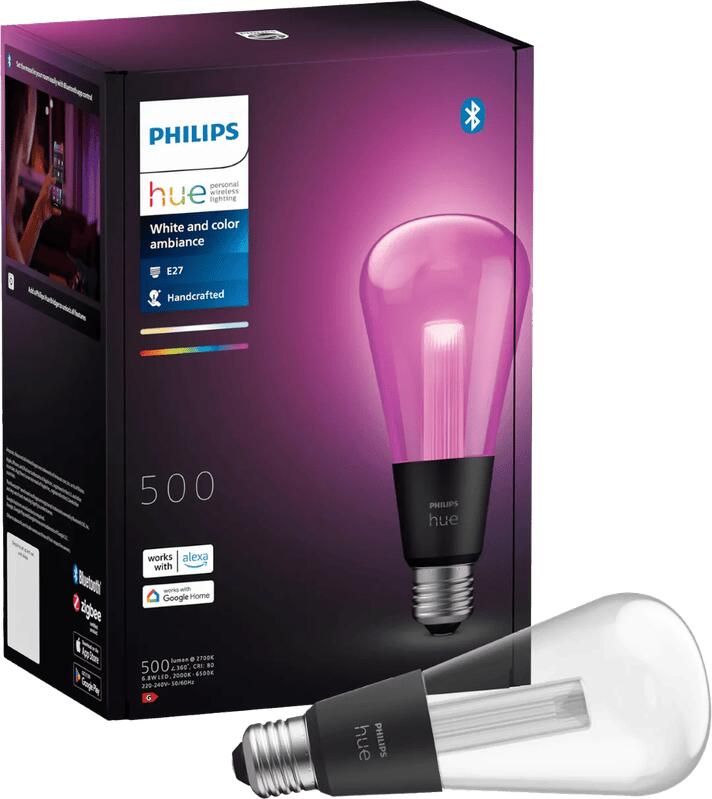 Philips Hue Lightguide Edison White and Color E27