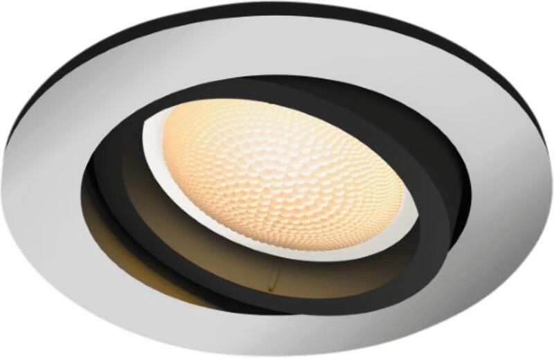 Philips Hue Milliskin inbouwspot White Ambiance rond Aluminium