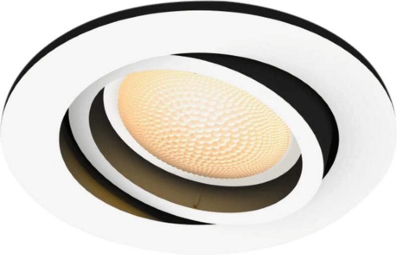 Philips Hue Milliskin inbouwspot White Ambiance rond Wit