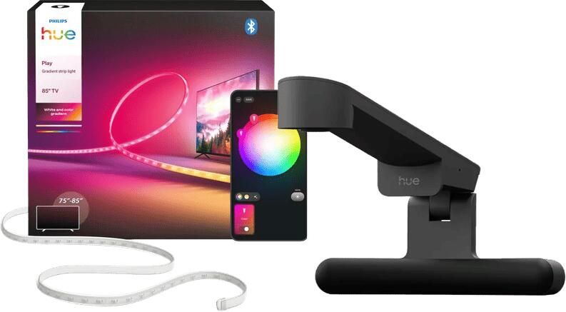 Philips Hue Play Gradient LED Strip 75 tot 85 inch TV + Play Scherm Sync
