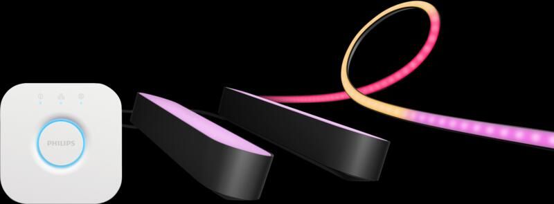 Philips Hue Play Lightstrip PC 24 27 3-pack + Lichtbalk Zw