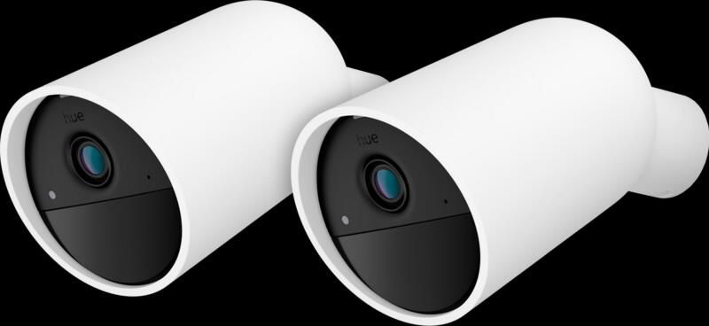 Philips Hue Secure beveiligingscamera met batterij Wit 2-pack