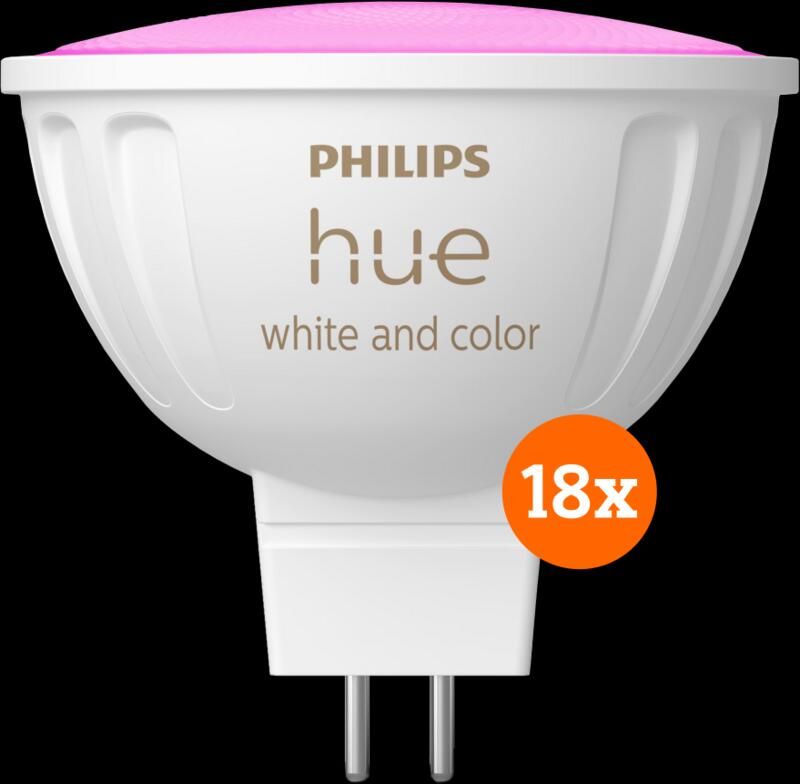 Philips Hue spot White and Color MR16 18-pack