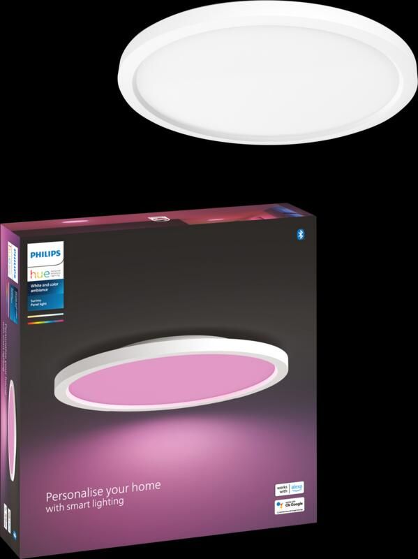 Philips Hue Surimu paneellamp White and Color rond wit