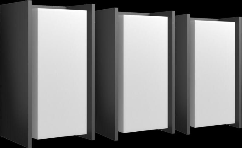 Philips Hue Turaco muurlamp White zwart 3-pack