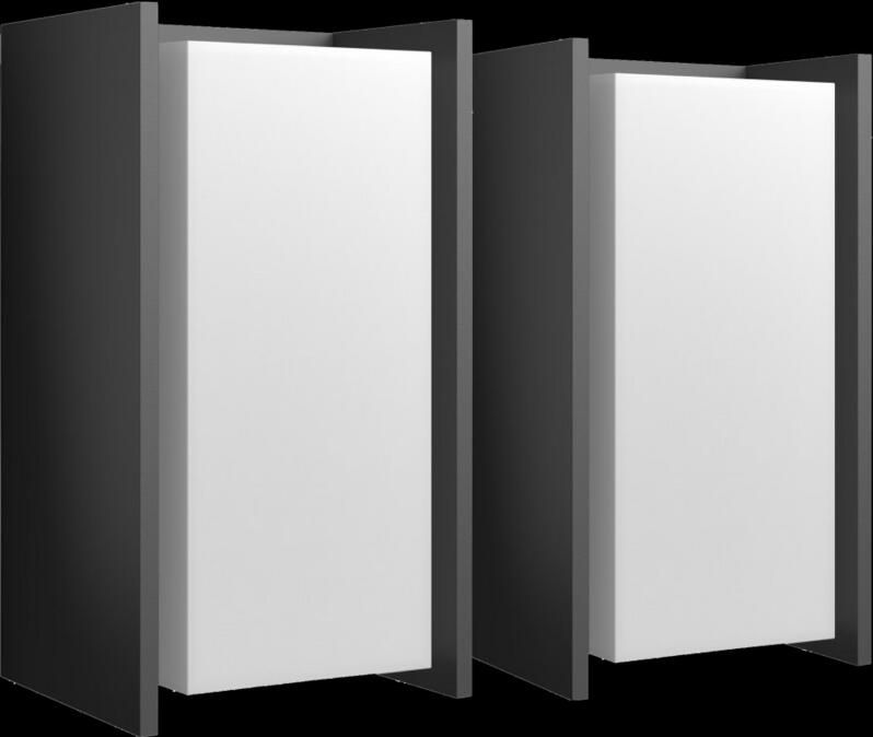 Philips Hue Turaco muurlamp White zwart duo pack