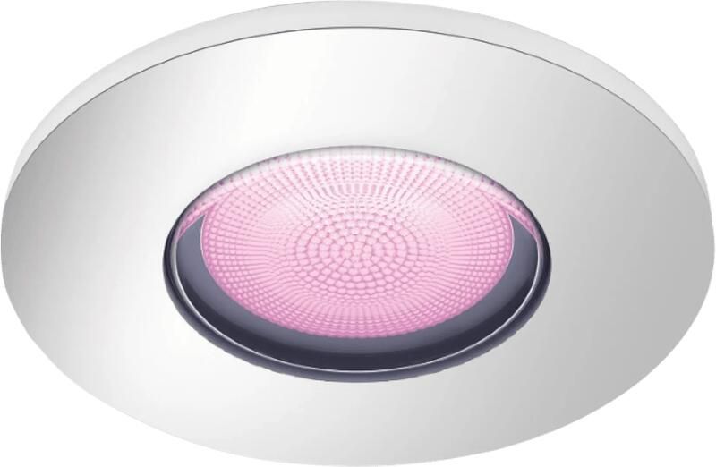 Philips Hue Xamento badkamer inbouwspot White and Color Chroom Rond