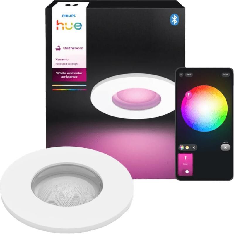 Philips Hue Xamento badkamerinbouwspot White and Color Wit