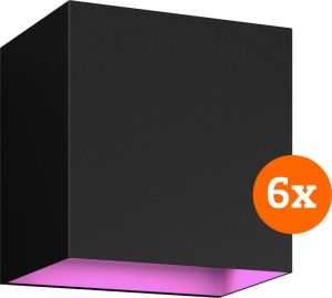 Philips Hue Resonate Downward White and Color zwart 6-pack