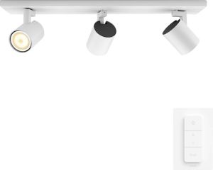 Philips Hue Runner 3-Spot opbouwspot White Ambiance Wit + dimmer